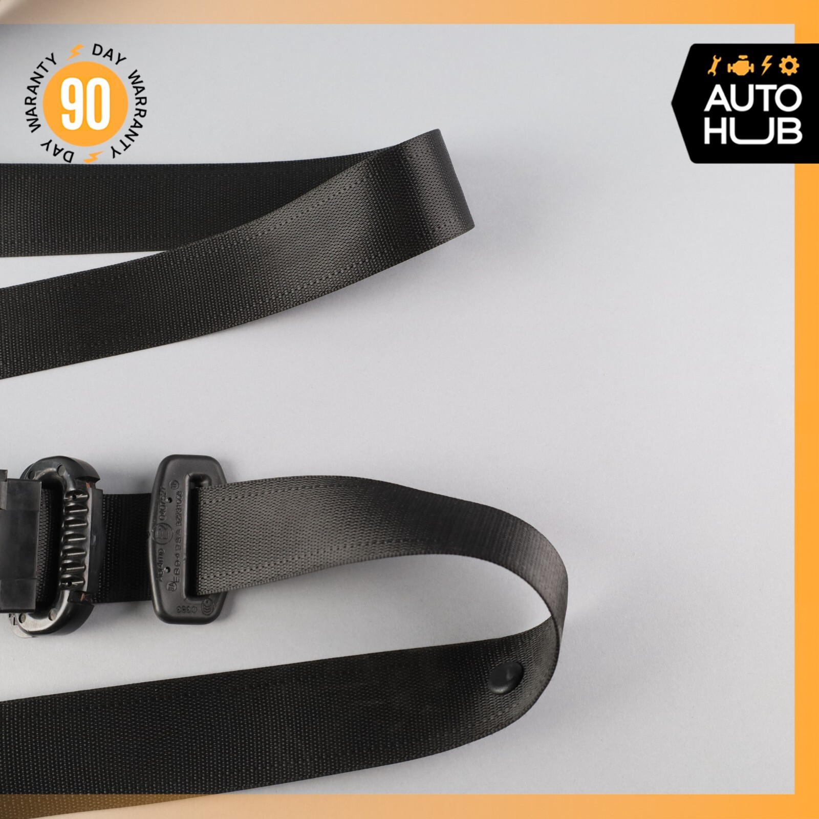 03-08 Maserati Quattroporte M139 Front Right Side Seat Belt Black OEM