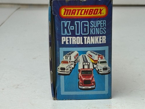Matchbox Super Kings No. K-16 Shell Gasoline Tanker Truck with Original Box - Picture 5 of 22