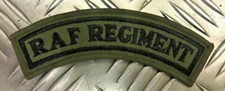 Genuine British RAF 'ROYAL AIR FORCE' REGIMENT Shoulder Patch OD/Green Brand NEW