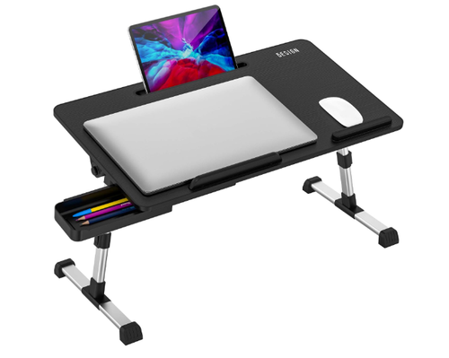 Laptop Table Large Size Bedside Table Foldable Besign LT06 Pro - 第 1/5 張圖片