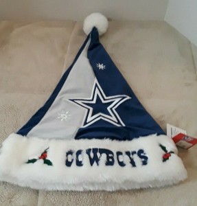 dallas cowboys santa hat