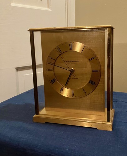 Vintage Seth Thomas Quartzmatic Tischuhr ~ "Dedication" ~ läuft ~ 0162-000 - Bild 1 von 9