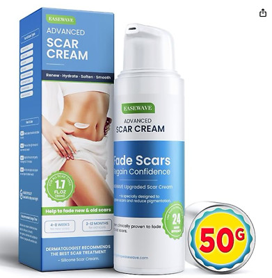 2X Potency Scar Cream w/Odorless Supramolecular, Rapid Deep Repair Scars of C-Se
