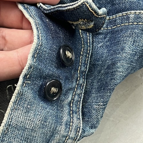 VTG 60s Men's Lee Sanforized Union Made Denim Jacket 101-J Size 38 R Vintage USA - Picture 14 of 24