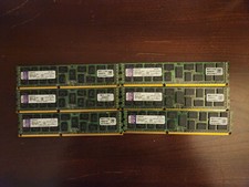 Lot of 6 - Kingston KVR16R11D4/8HC 8GB DDR3 PC3-12800R ECC REG Server Ram