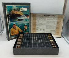 Breakthru Board Game Vintage 1965 Naval Strategy Complete