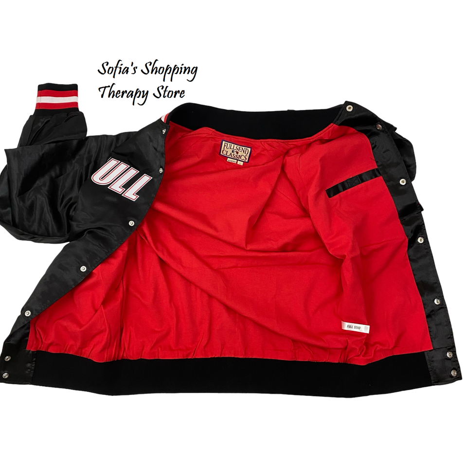 FULL SEND Sz LARGE Nelk Boys Satin BLACK Bomber Jacket | eBay