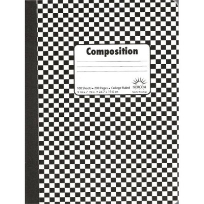Composition: 100 Sheets College Ruled Notebook (026229460166)