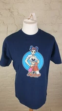 very rare HOOK UPS Skate Anime T-Shirt Size: Medium VERY GOOD Condition