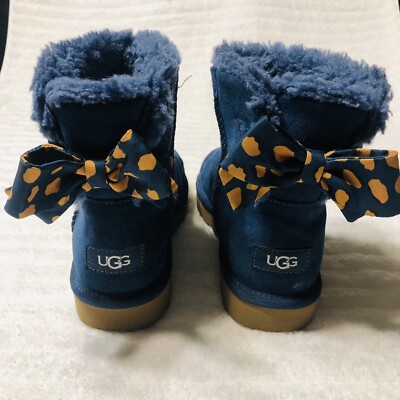新品未使用　UGG W BAILEY BOW ネイビー UGG Australia Blue Boots for Women for sale | eBay