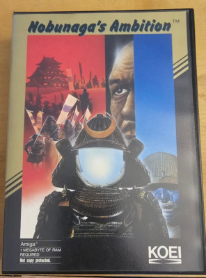 Nobunaga's Ambition AMIGA Complete in Box!