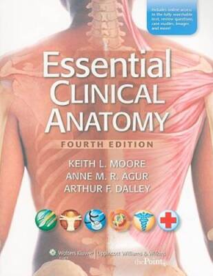 Essential Clinical Anatomy, 4th Edition - Paperback - VERY GOOD