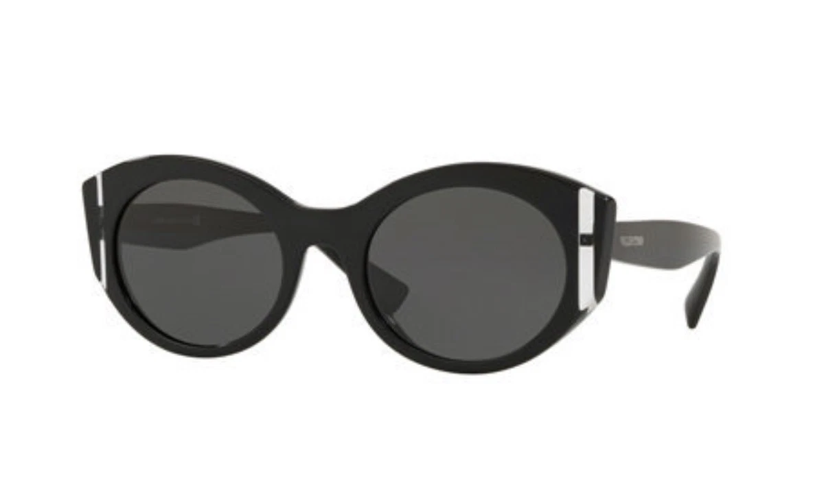 Valentino Black Round Sunglasses for Women for sale | eBay display picture 1