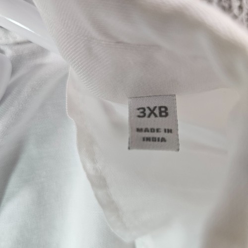$260 NWT Murano 3XB Baird McNutt Linen Blazer Jacket Men White Doublebreasted - Picture 11 of 23