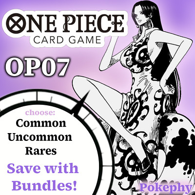 One Piece OP07 500 Years In The Future Common, Uncommon and Rares