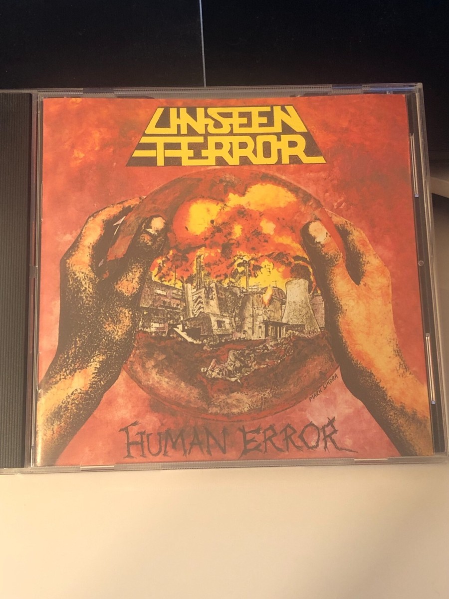 UNSEEN TERROR HUMAN ERROR CD 2001 + BONUS TRACKS NAPALM DEATH