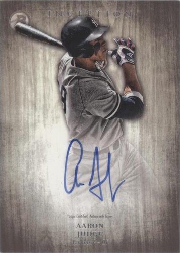 Aaron Judge New York Yankees Signed 2015 Bowman Inception #PA-AJ