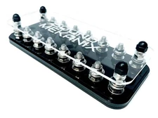 Eight Spot Compact Acrylic (8 Spot) Fuse Holder Made in USA