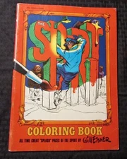 1973 Will Eisner THE SPIRIT Coloring Book FN+ Unused 10x14 Splash Pages!