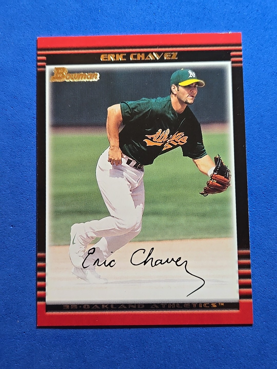 2002 Eric Chavez Bowman #38