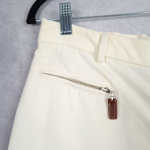 Ralph Lauren Black Label Equestrian Jodhpur Riding Pants Women 12 White Breeches - Picture 4 of 24