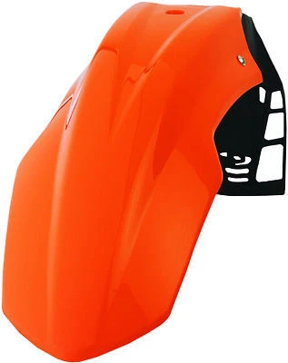 garde boue avant universel enduro moto cross POLISPORT UFX couleur orange KTM - Photo 1/3