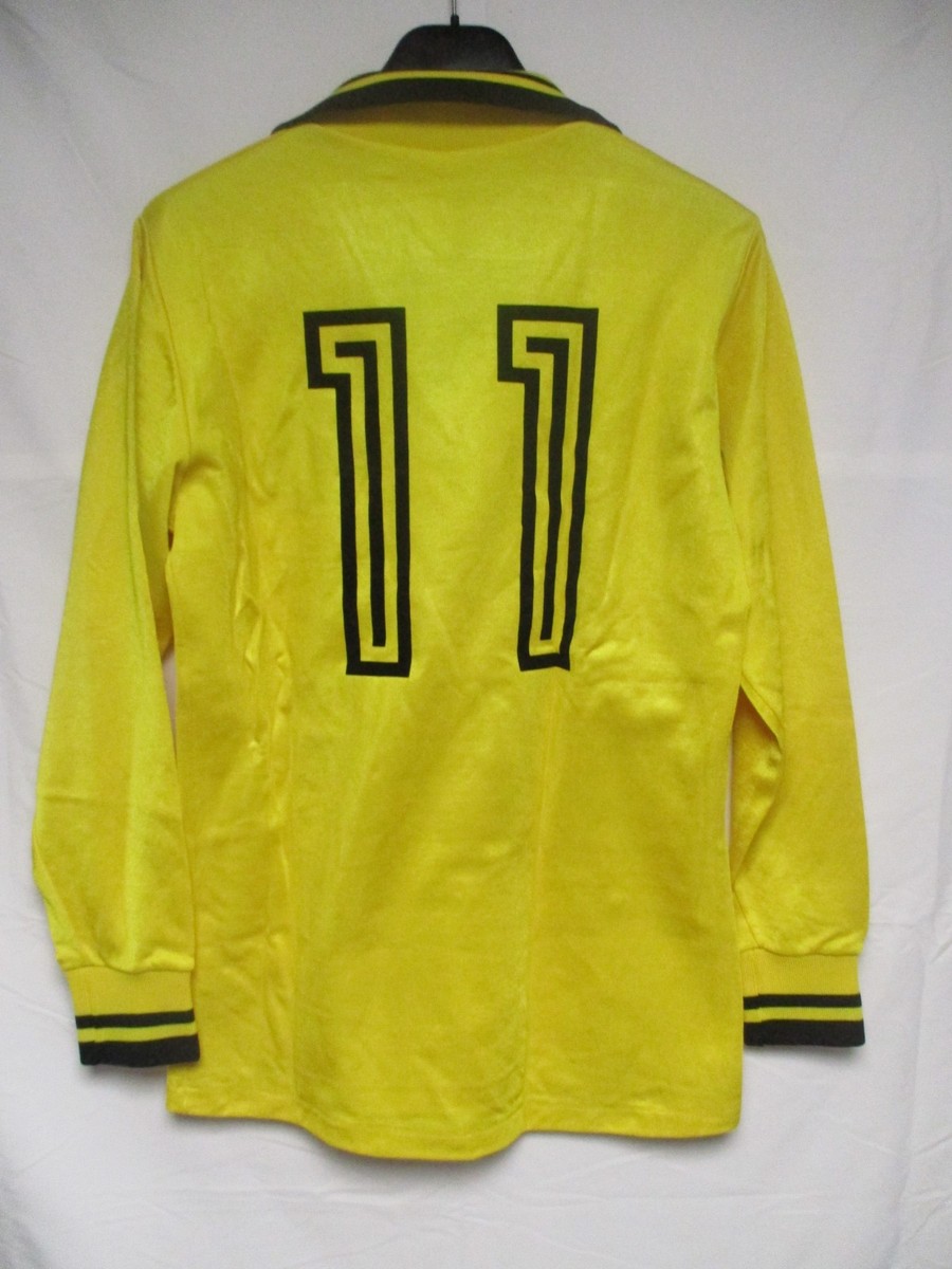 Maillot Borussia Dortmund Erima N°11 – Oldschool 1980 – Longues Manches – Taille M