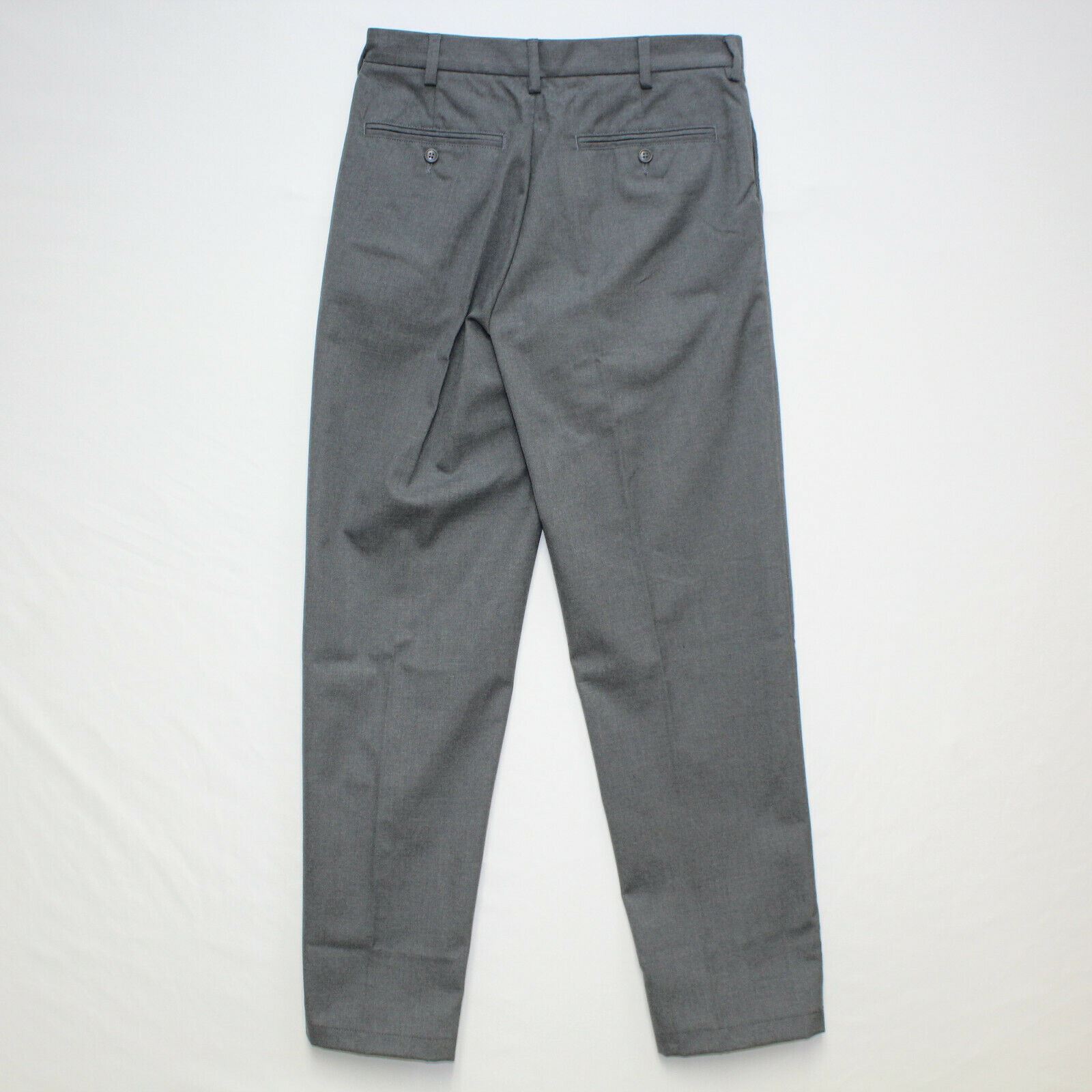 Lands' End Mens Dress Pants Gray Flat Front Size 31 New eBay