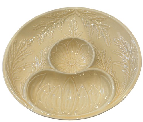 Vintage Bordallo Pinheiro Yellow Artichoke Plate Majolica Set Lot 4 Portugal 8” - Picture 7 of 7