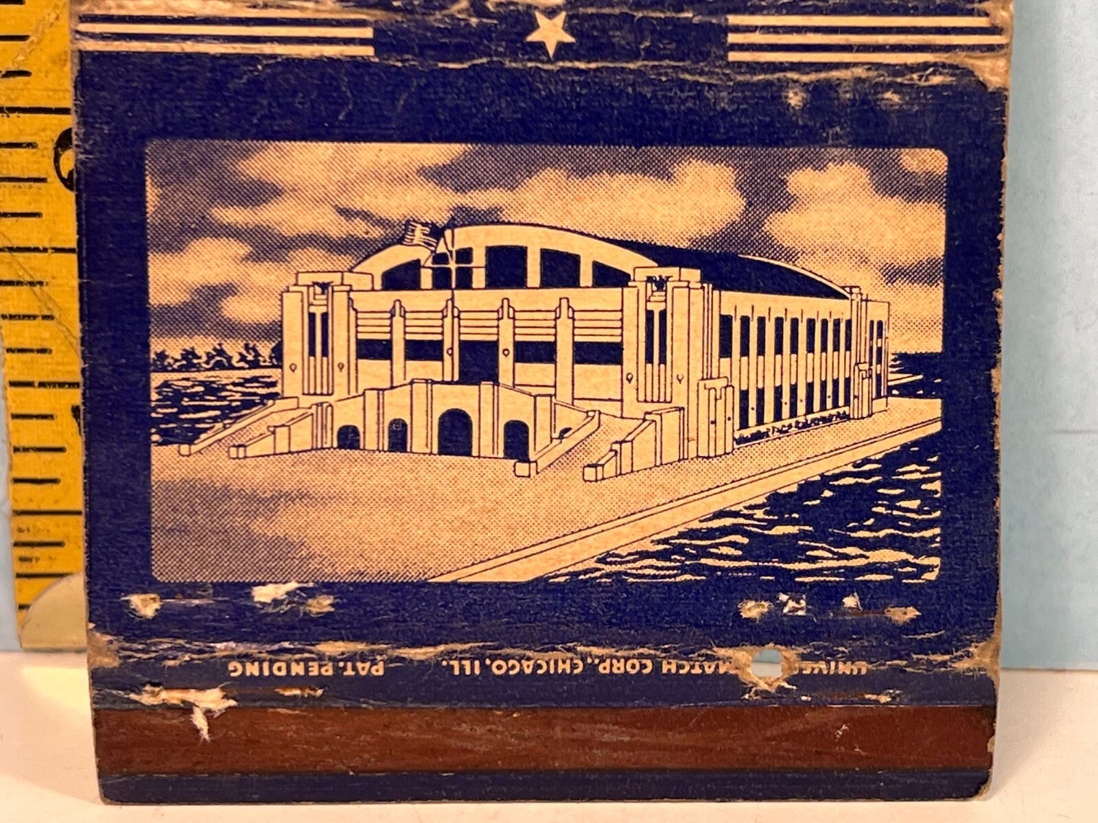 U.S. Naval Training School Naval Armory Billboard Matchbook