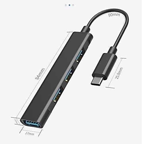 USB-C Type C to USB 3.0 4 Port Hub Splitter For PC Phone Mac iPad MacBook Pro - Picture 19 of 22