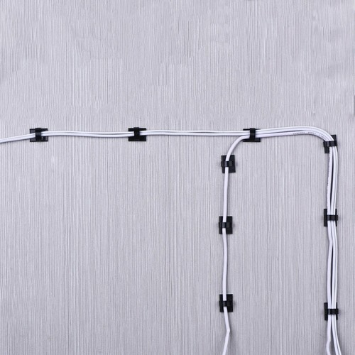 50X Kabelhalter Klebesockel für Kabelbinder Kabelclip Kabelklemm Selbstklebend - Bild 5 von 7
