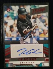 2019 Prestige Autographs Red Tim Anderson 41/50