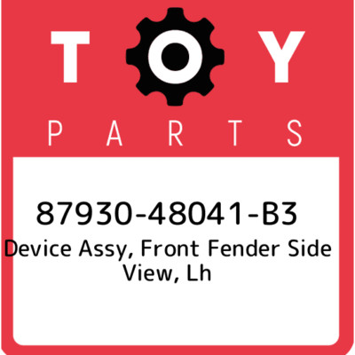 87930-48041-B3 Toyota Device assy, front fender side view, lh 8793048041B3, New 