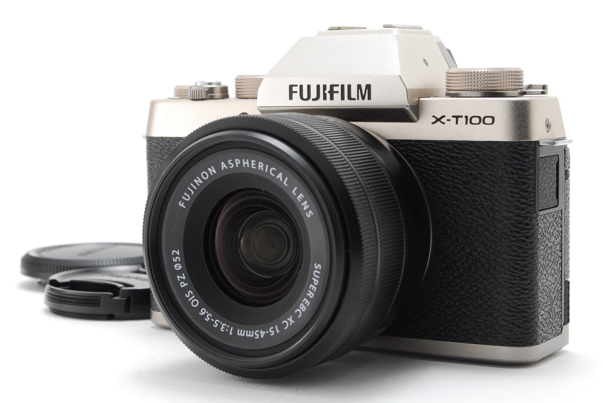 Top MINT】 Fujifilm X-T100 Digital Camera XC 15-45mm F3.5-5.6 Lens
