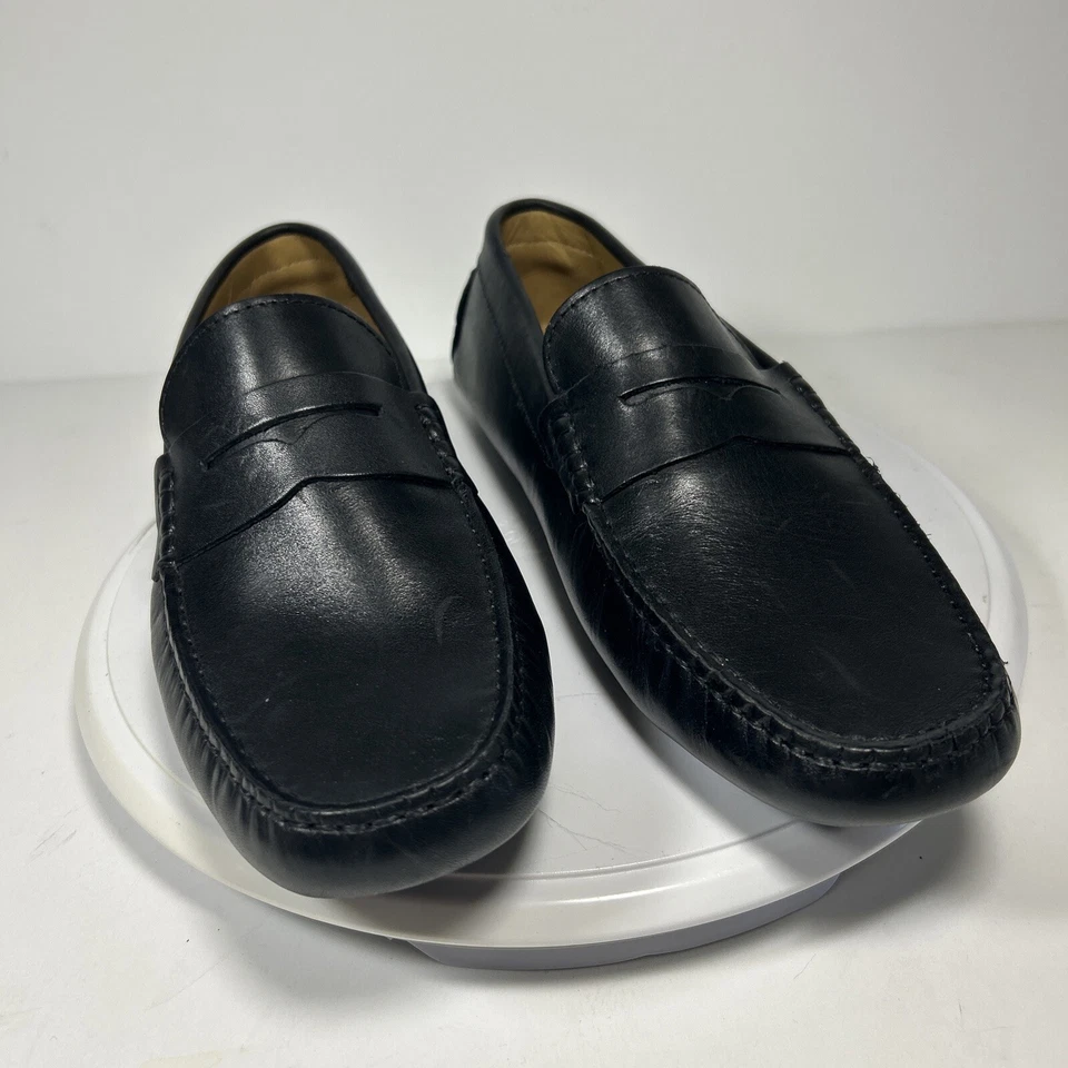 Vince Camuto Men's Esmail Loafer Size 9.5 M Penny Driving Shoe Black Leather - Image 2 of 4