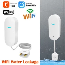 Smart Tuya WiFi Water Leak Sensor Security Leakage Overflow Alarm Home Detectors