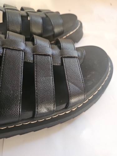 Unionbay Black Gladiator Sandals Size 10 Excellent Condition  - Picture 3 of 11