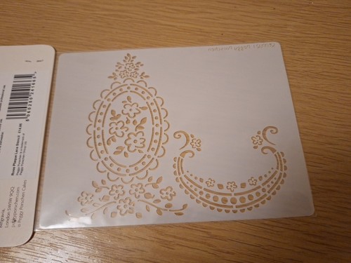 Peggy Porschen Cake Stencil Rose Plaque Lace Decorating Icing Buttercream Royal - Picture 5 of 5
