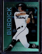 2020 Bowman Platinum Peyton Burdick Green 187/299