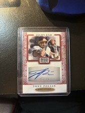 2021 Sage Premier Draft - Autographs Tony Poljan #A139 Red (AU, RC)