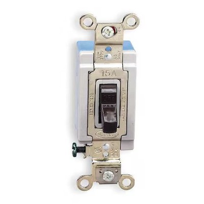 Hubbell Wiring Device-Kellems Hbl1204 Wall Switch, 4-Way, 120/277V, 15A, Brn,