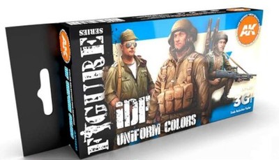 Figures Series IDF Uniforms Acrylic Paint Set (6 Colors) 17ml Bottles