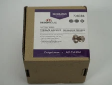 Design House Terrace 728386 Satin Nickel Dummy Door Knob