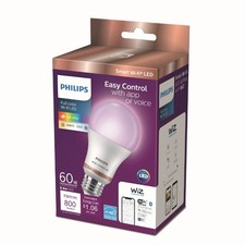 Philips Smart LED 60-Watt A19 General Purpose Light Bulb, Frosted Color Tunable