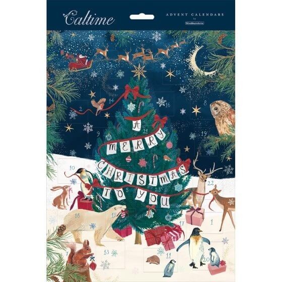 Traditional Advent Calendar A Merry Christmas to You - 325mm x 245mm 24 Doors
