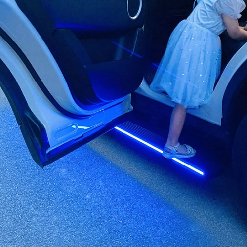 2 pièces marchepieds électriques avec lumière LED pour Chevrolet Silverado 2014-2018 - Photo 6/8