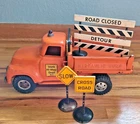 RARE 1956 Tonka State Hi-Way Dept. Hydraulic Dump Truck #975 - Drop Sides - SET