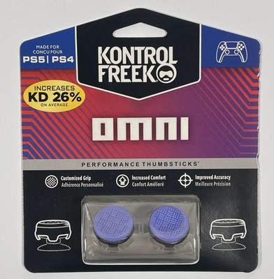 FPS Thumbsticks for PS4/PS5   Omni Purple 2 Low-Rise Concave