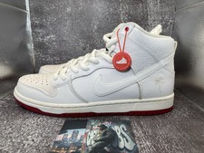 Nike SB Dunk High Pro QS Kevin Bradley White Red Men's